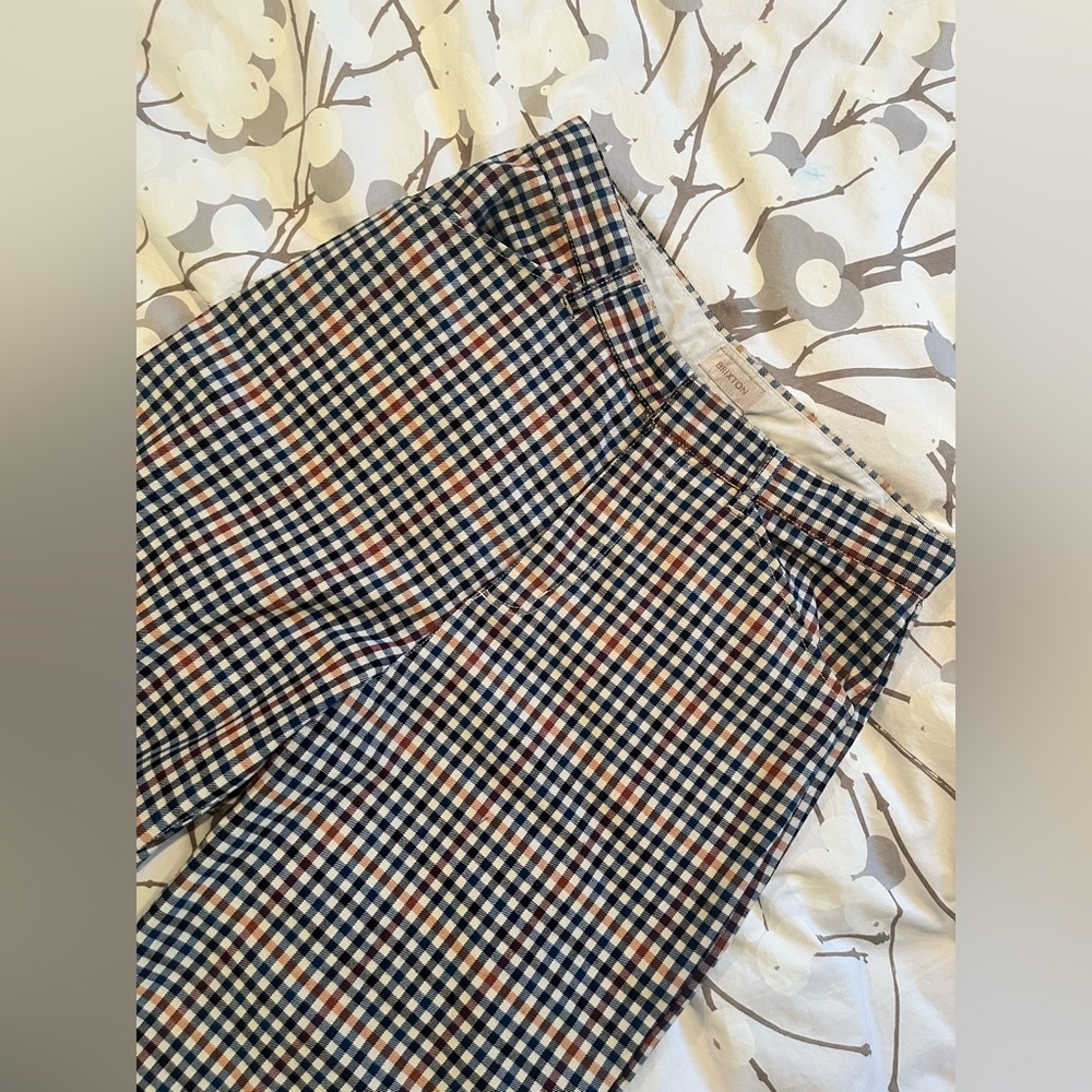 Brixton Cropped Checkered Pant